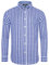 J.VER Trachtenhemd Herren Hemd Blau Longsleeve Hemden Kariertes Trachtenhemd Regular Fit Arbeitshemd Partys Männer Knopfleistes Oberhemd mit Brusttaschen,Marineblau Weiß,XL