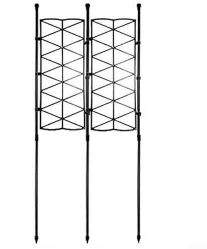EXTRWORY Pflanzen Klettergerüst Pflanze Rankhilfe Rahmen Pflanzstäbe Garten Kletterrankgitter für Garten Blume Tomate Trauben Gemüse Gurke (A)