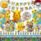 Partygeschirr Kindergeburtstag Set, 148 PCS Tischdeko Geburtstag Kinder, Kindergeburtstag Deko mit Happy Birthday Banner, Luftballons, Tischdecke, Party Servietten, Teller, Kinder Party Set