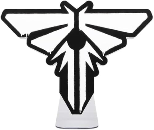The Last of Us Paladone Firefly Light - Offiziell lizenziertes Film-Logo-Licht, Spiel- und Wohnzimmerdekoration und Geschenk, Neon-Feuerfliegen-Raumzubehör und Nachtlicht für Fans der TV-Show