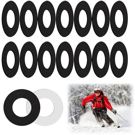 14uds Almohadillas para Tobillos de Esquí, Protector de Tobillo Espuma EVA Autoadhesivas Almohadillas para Botas para Disminuir la Elevación del Talón y Las Ampollas en los Tobillos