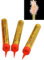 Candeline MAGIC FLAMBE 3 Candele Magiche effetto fontana 10CM Dorate