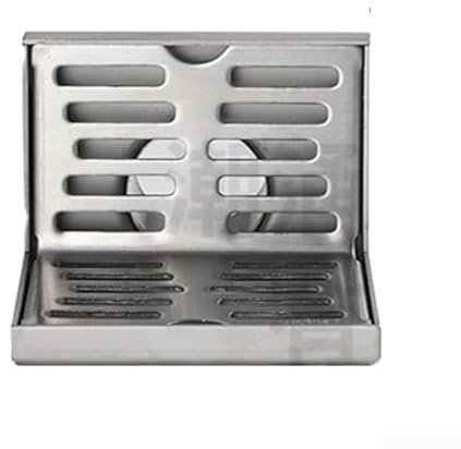 Premium Edelstahl Bodenablauf Wandseite geeignet für Badezimmer, Garage und WC (B)