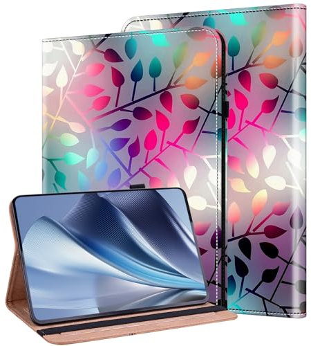 BOLELAW Case for Samsung Galaxy Tab A7 Lite 8.7 inch 2021 (SM-T220/SM-T225) with [Card Slot] [Stand Function] Leather Folio Flip Tablet Case for Samsung Tab A7 Lite, Maple Leaf