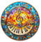 Wooden Jigsaw Puzzles for Adults, Stained Glass Piano Wood Puzzles Adult, Wooden Puzzles for Adults 200 Pieces, Unique Shape, Gifts for Women and Men, Wall Art Canvas Puzzle(M -11.4 * 11.4in)