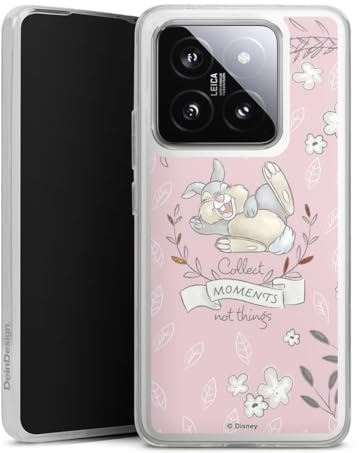 DeinDesign Silikon Hülle kompatibel mit Xiaomi 14T Pro Case transparent Handyhülle Bambi Klopfer Offizielles Lizenzprodukt