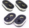 JDCMEI 4 Pezzi Filtro Aria Tagliaerba, Sostituzione del Filtro dell'Aria per Tosaerba, Filtro Dell'aria Compatibili con Motori Briggs & Stratton 798339 593260