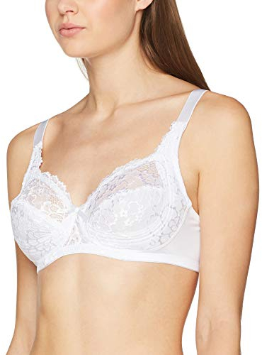 Cotonella, Reggiseno a Balconcino Emma, con Coppe in Pizzo e schiene in Microfibra, Un Reggiseno dalle Spalline rivestite in Cotone, Senza Ferretto e Senza Imbottiture - Art. CD038