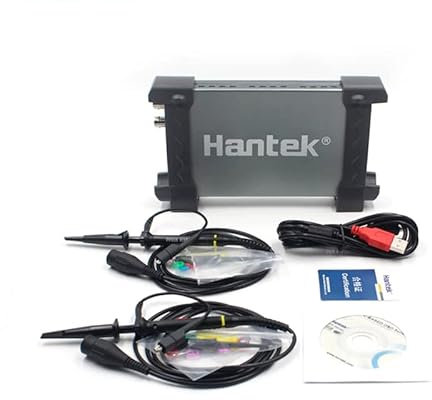 YuqiaoTime Hantek Official 6022BE Laptop PC USB Digital Storage Virtual Oszilloskop 2 Channels 20Mhz Handheld Portable Oszilloscope…