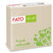 Fato - Natürliche Einweg-Papierservietten, 4fach gefaltet, ökologisch, Packung mit 50 Servietten, Größe 33x33, 2-lagig, Naturdekor, 100% Recyclingpapier