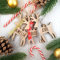 Personalised Reindeer Wooden Bauble - Christmas Tree Decoration - Xmas Gift Present Idea