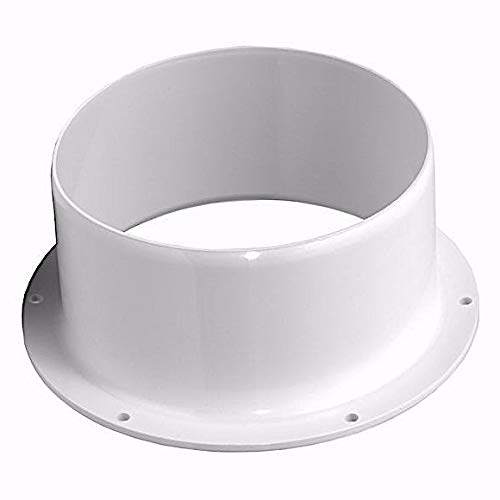 10cm Rohrverbinder Flansch Kunststoff gerade Rohrflansch für Heizung Kühlung Lüftungssystem (100 mm)