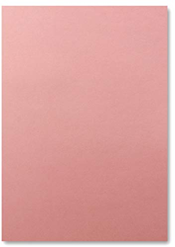 FarbenFroh by GUSTAV NEUSER 50x DIN A4 Papier - Altrosa (Rosa) - 110 g/m² - 21 x 29,7 cm - Briefpapier Bastelpapier Tonpapier Briefbogen