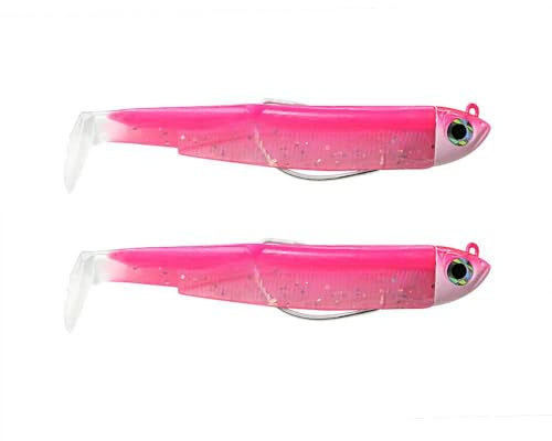 Fiiish Double Combo Shore Black Minnow No.1-7cm - 3g - Rose Fluo UV - BM1485