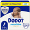 Dodot Pañales Bebé Sensitive, Talla 1 (2-5 kg), 224 Pañales + Regalo de 40 Toallitas Aqua Pure 99% Agua, Hasta 12 h De Protección Antifugas y Cuidado de la Piel, Pack Mensual