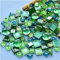200 g di mosaico di cristallo di colore misto, piccole piastrelle di mosaico fai da te per bambini fai da te fai da te in cristallo per artigianato bagno cucina decorazione casa (serie verde)