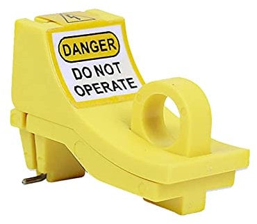 Circuit Breaker Lock Outward Pin Security Lock Off Device MCB Lockouts Safety Device for All Kinds of Small Circuit Breakers