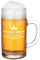 Bierglas mit Wunschmotiv graviert - Bierseidel 1000 ml für Biertrinker - Bierkrug personalisiert mit Namen - Männergeschenk zum Geburtstag, Weihnachten oder Jubiläum - Motiv Bierkönig