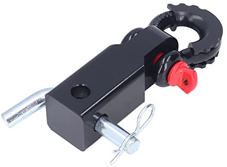Aramox Gancio di Traino con Gancio di Traino, Gancio di Traino Universale da 2 Pollici Ricevitore di Recupero di Veicoli in Acciaio Accessori di Traino in Acciaio per Auto, Camion,