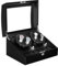 Automatisch Rotierender Uhrenbeweger Schmuckaufbewahrung Black Box 5 Modi Automatic Watch Winder Rotation Display Case With Led Light Modes Dhl Automatischer Uhren Vitrine Mit Leisem Motor Uhrenbox