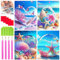 GAROMIA Diamond Painting 4 Stück 5D Diamant Painting Full Set Perlen Bilder Seesterne Diamond Painting für Kinder Diamond Painting Erwachsene Kinder Home Decor Geschenke 30 x 40 cm