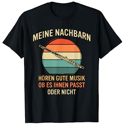 Querflötist Querflöte T-Shirt