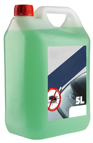 BEGRIS® Sommer Scheibenwaschflüssigkeit 5L, Hochwertiger Scheibenwischwasser Fruchtduft, Scheibenwischerflüssigkeit Verleiht Glanz, Entfernt Schmutz