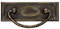 Antikas - Schubladengriff,Serie Mosambik,6er Pack | Eisen in Messing pat. | H4,0xB9,2cm