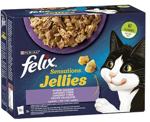 Purina Felix Sensations Katzenfutter Türkei Lamm 12 x 85 g