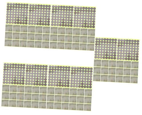 BESPORTBLE 100 Blatt Zielaufkleber Paster für Wild kreis aufkleber Kreisklötze Etiketten Aufkleber für praktische Paster Reparatur Zielpapier Zubehör fluoreszierendes Papier