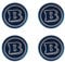 AFSNT 4 Stück Auto Rad Nabenkappen Aufkleber für Smart Brabus 58mm,Radnabenkappen Logo-Aufklebern Wasserdicht Staubdicht Nabendeckel Radnabenabdeckung,C