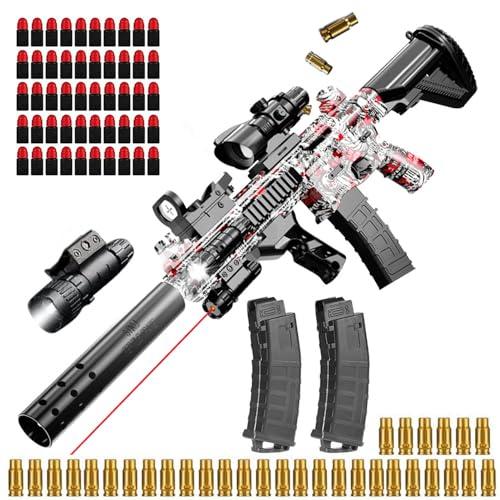 Anyingkai Spielzeug Pistole Kinder,Soft Bullet Gun M416,Schaumstoff Soft Bullet Gun,Soft Bullet Toy Pistole,Schaumstoff Pistole,Spielzeugpistole für 6+ Kindergeschenke