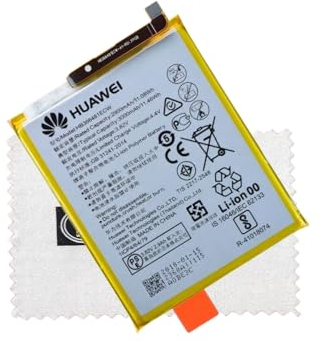 Batteria originale HB366481ECW per Huawei P9, P9 Lite, P10 Lite, P8 Lite 2017, Honor 8, Honor 5c, Honor 7 Lite con panno per la pulizia dello schermo Shlok