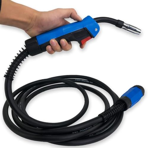 Kit di Tubi Flessibili per Unità di Saldatura a Gas, MB15AK 5M Torcia per Saldatura a Gas di Protezione, TOOSOAR Torcia per Saldatrice a Filo