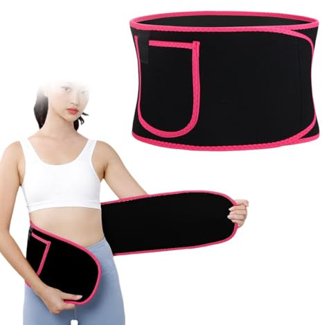 Faja Lumbar Elástico, Faja Lumbar para Hombre y Mujer, Faja terapéutica para la espalda baja, Faja Deportiva Cintura y Abdominal para Hacer Deporte,Fitness y Proteger los Lumbares