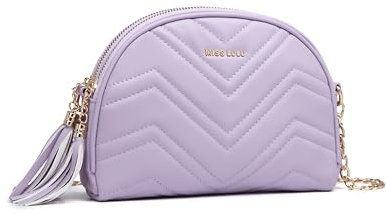 Miss Lulu Umhängetasche Damen Klein, PU Leder Crossbody Bag Damen Handytasche zum Umhängen, Moderne Handtasche Damen Klein mit Schultergurt, Damen Tasche Tägliches Arbeiten, Einkaufen,Reisen