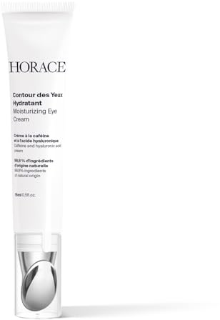 HORACE Under-Eye Moisturizer for Men - Unscented, 15ml | Anti-Fatigue Eye Cream to Reduce Dark Circles and Puffiness - Hydrating & Smoothing Skincare Formula for All Skin Types