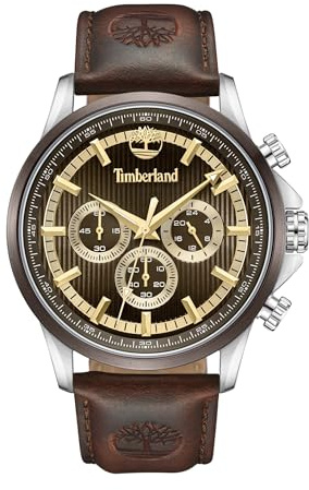 Timberland - Armbanduhr Duo-time Bernardston - Quartz Uhrwerk - Gehäusebreite: 45 mm - Edelstahl - 5 ATM