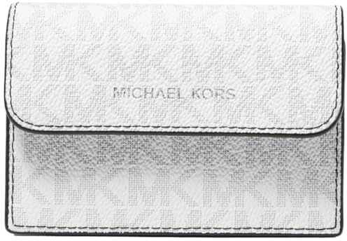 Michael Kors Malone Akkordean Kartenetui, Helles Weiß, One Size