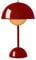 Tischlampe Dimmbar, Pilz Lampe Wireless- Flowerpot Table Lamp,led lampe dimmbar tischlampe,3 einstellbare Lichtfarben,Wiederaufladbarer interner Akku mit USB-Ladekabel, [Energieklasse A] (Rotwein)