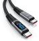 Câble USB C, 1m Cable Type C Chargeur Rapide, 240W PD 48V 5A, USB 4 Gen3x2 Type-C, 40 Gbit/s 8K à 60 Hz / 4K à 120 Hz, Compatible avec iPhone Samsung Xiaomi iPad MacBook Google Pixel Switch PS5