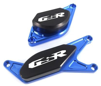 EQJSHL Motorrad-Rahmengleiter, Sturzpad, Motorschutz, Statorgehäuseschutz Für Suzuki GSR 750 GSR 750 GSR-750 GSR 400/600 Sturzschutz Sturzpads(BLAU)