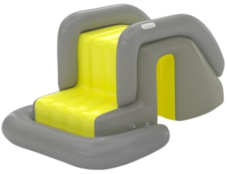 Aymzbd Wasserrutsche zum Aufblasen, Spielplatzspielzeug für den Garten und Outdoor, Gelb