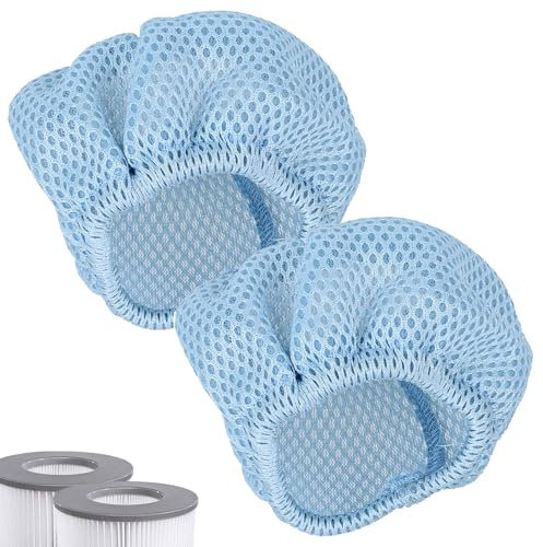 2 Stück Schutznetze für MSPA Delight Premium Hot Tub Filter | für MSPA Elite, Concept, Aurora, Mont Blanc, Mono, Alpine, Camaro, Nest, Soho, Starry, Bliss sowie Silver Cloud Whirlpool