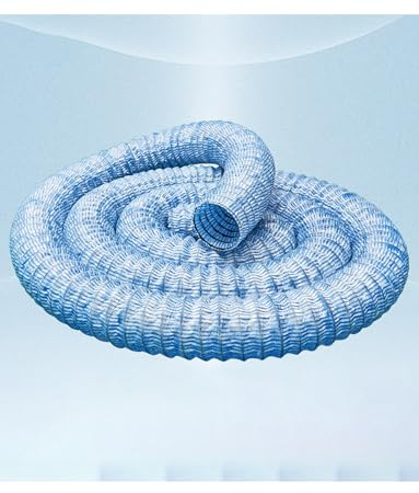 Französisches Drainagerohr – perforiert und flexibel mit Filtervlies for die Entwässerung von Hof, Rasen und Landschaft(20cm,100cm)