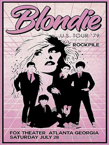 Blondie US Tour 79 at Fox Theater Atlanta Georgia - Poster, 30 x 40 cm