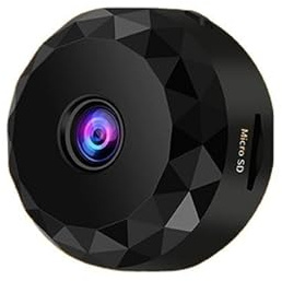 DVONE Überwachungskameras Kamera, Kleine 1080P HD, Kleine Kamera Live Übertragung Handy App, Batterie hat eine Starke Langlebigkeit, für Startseite Büro Sicherheit