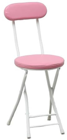 Klappstühle, Hocker, Tragbare Esszimmerstühle(Pink)