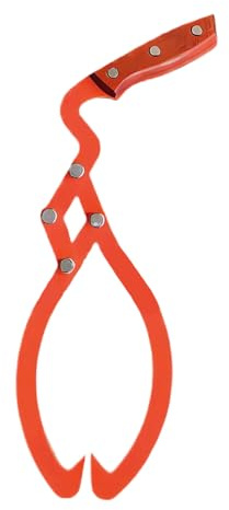 Pince à bois - 51 cm de long - Poignée antidérapante pour le bois - Levage, manutention, traction - Pour la sylviculture, les forêts, l'extérieur, les camions, les véhicules tout-terrain, les