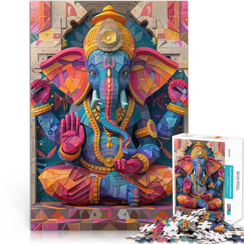Lebendiger Ganesha Teenager-Puzzle 2000 Teile Helfen Sie dem Gehirn, süchtig machende Spielzeuge zu trainieren, um Geduld zu entwickeln Heimdekoration 70x100cm